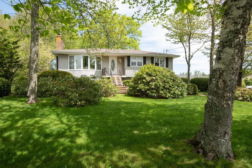 Property building, Garden view