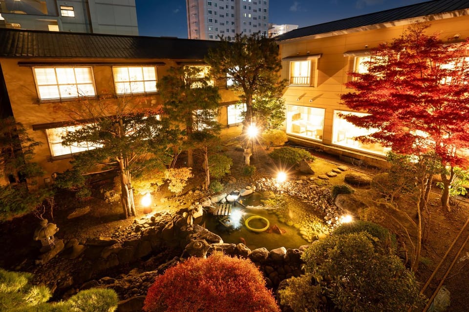 Night, Garden, Garden view