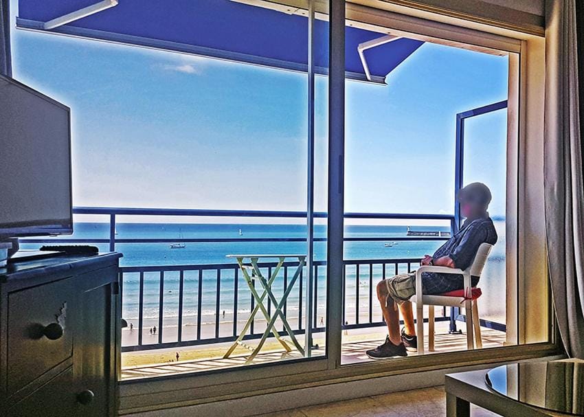View (from property/room), Balcony/Terrace, Sea view