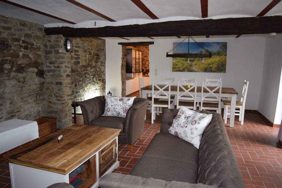 Living room, Seating area, Dining area