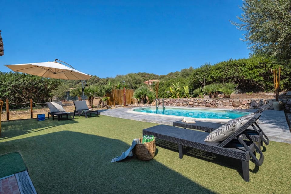 Garden, Swimming pool, sunbed