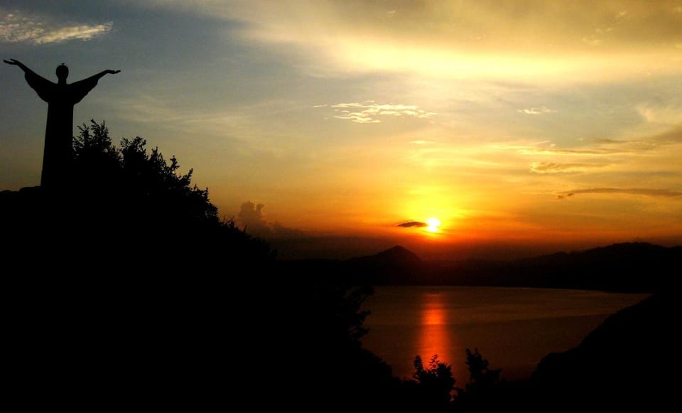 Nearby landmark, Natural landscape, Sunset