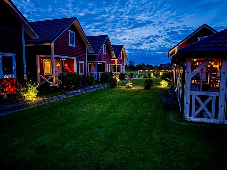 Property building, Night, Garden view, Area and facilities