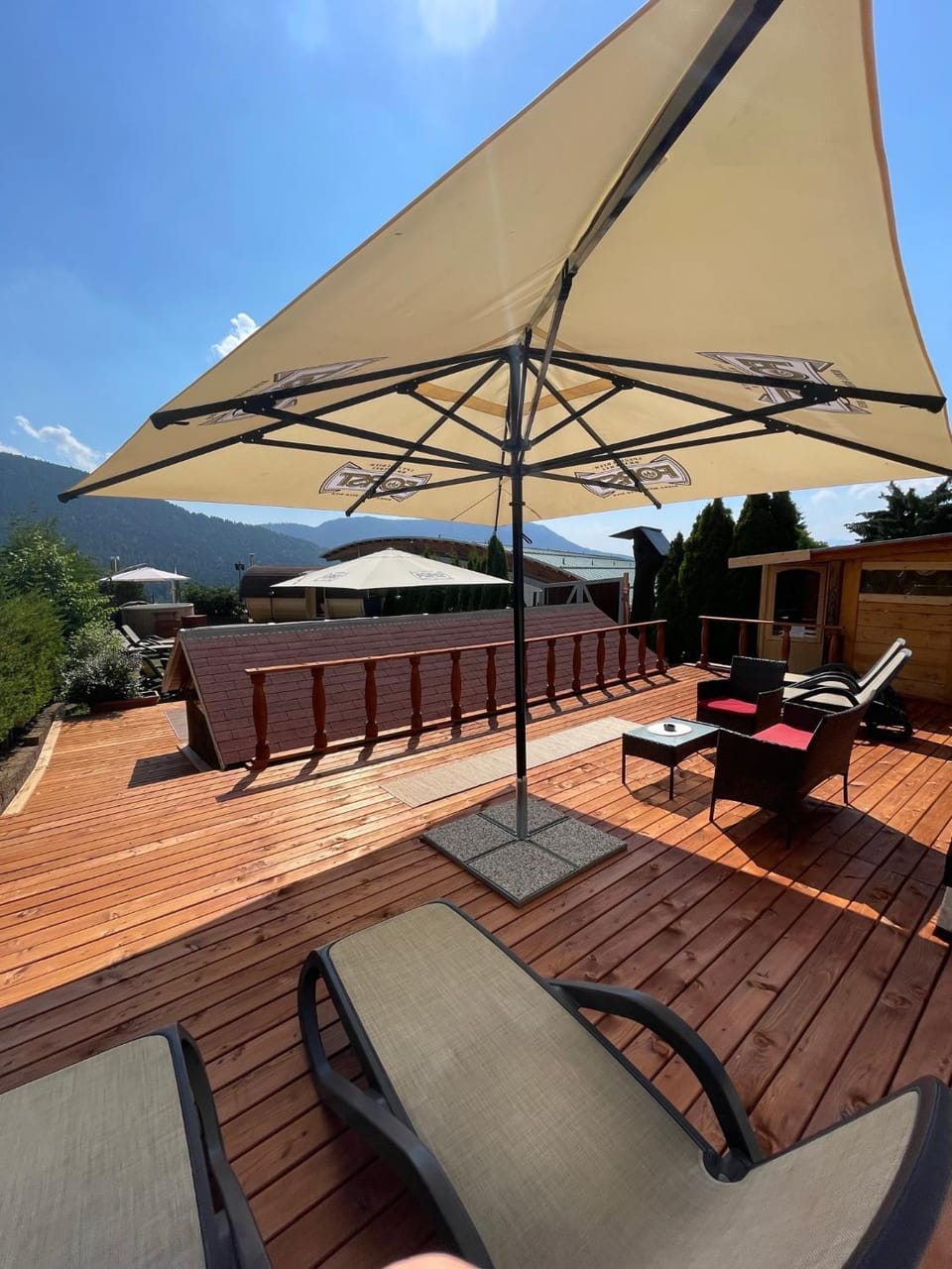 Natural landscape, View (from property/room), Mountain view, sunbed