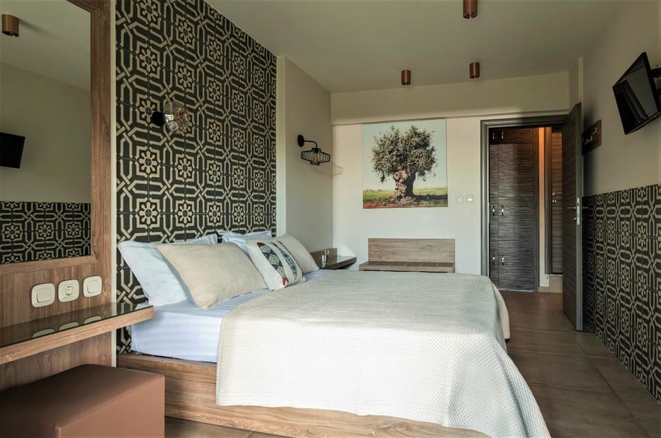 Bed, TV and multimedia, Photo of the whole room, Bedroom