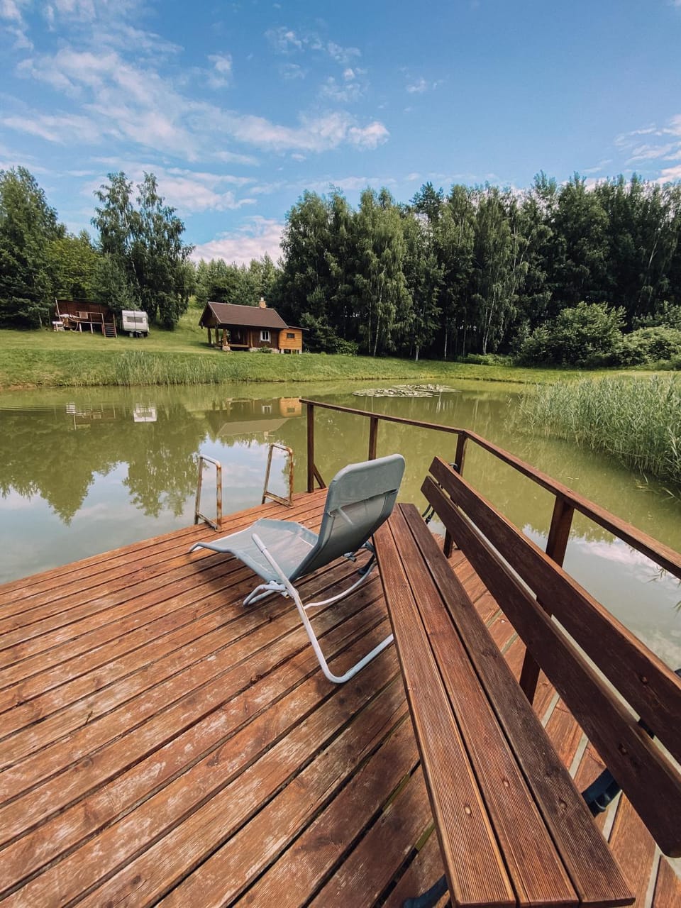 Laumių Nameliai Nature lodge in Vilnius County, Lithuania