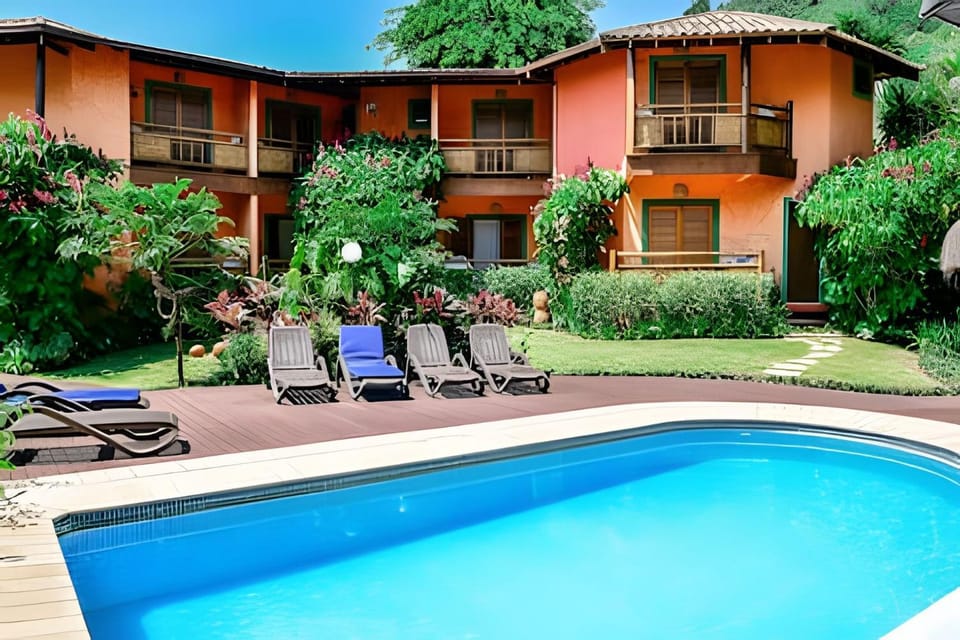 Garden, View (from property/room), Balcony/Terrace, Pool view, sunbed