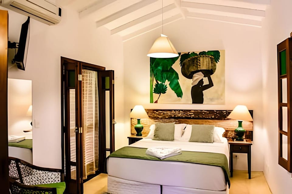 Bed, Bedroom, air conditioner
