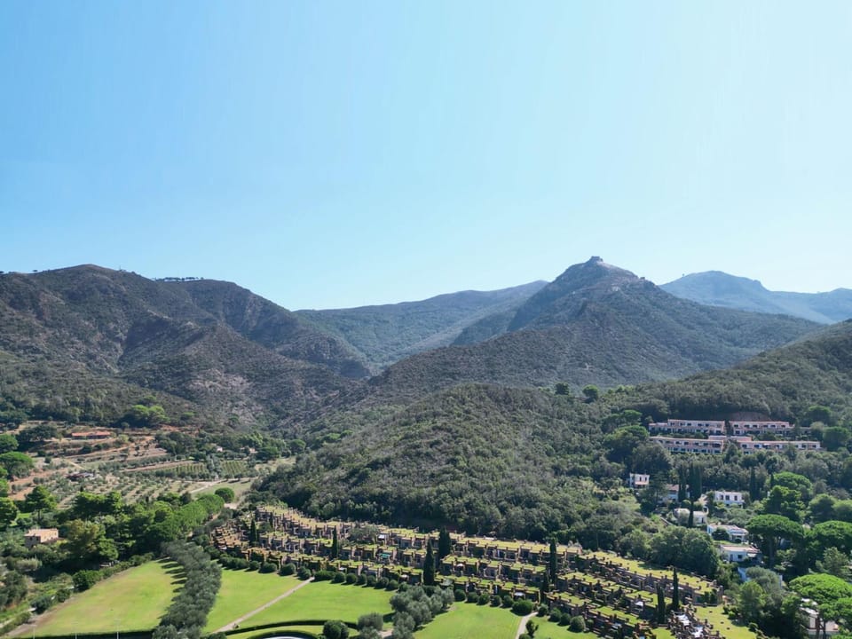 Natural landscape, Bird's eye view, Mountain view