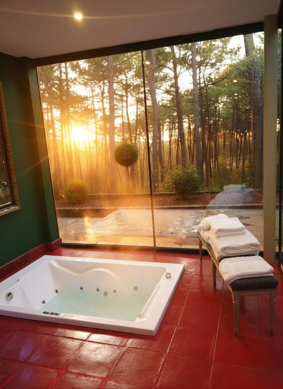 Hot Tub, Garden view