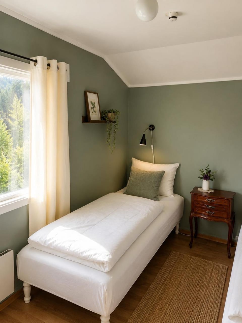 Photo of the whole room, Bedroom