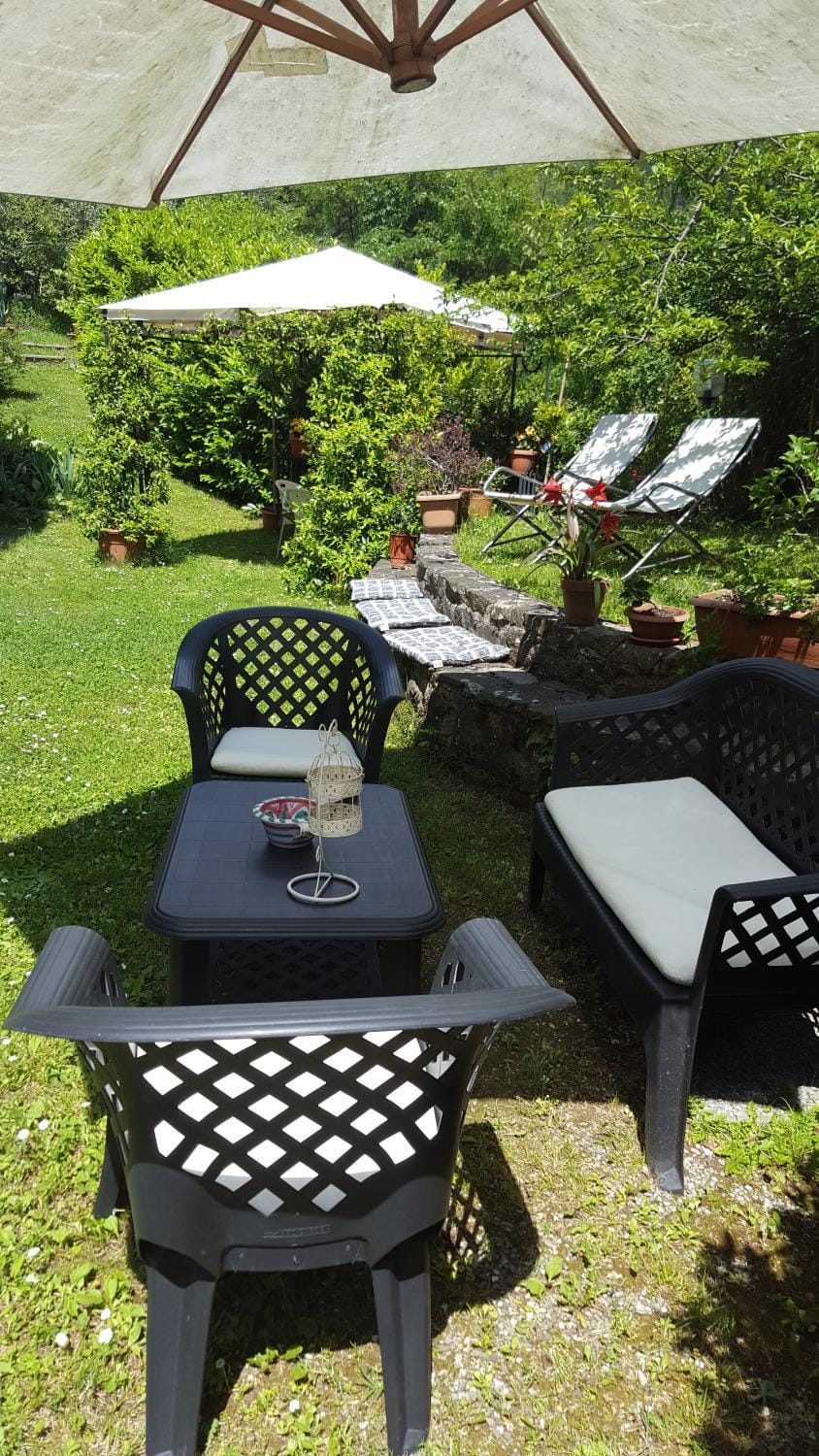 Property building, Garden, Garden view