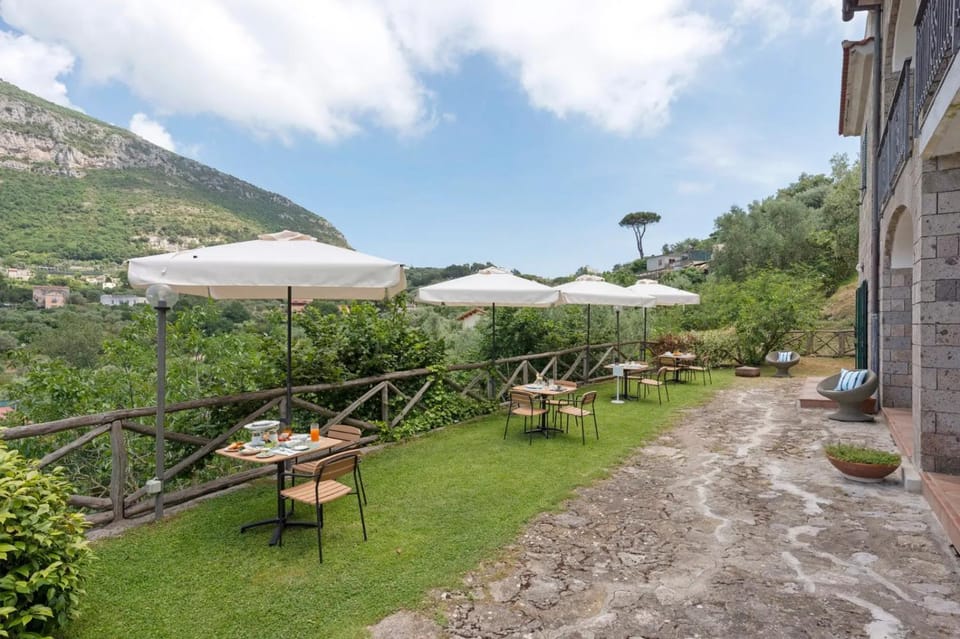 Patio, Natural landscape, Garden, Garden view, Mountain view