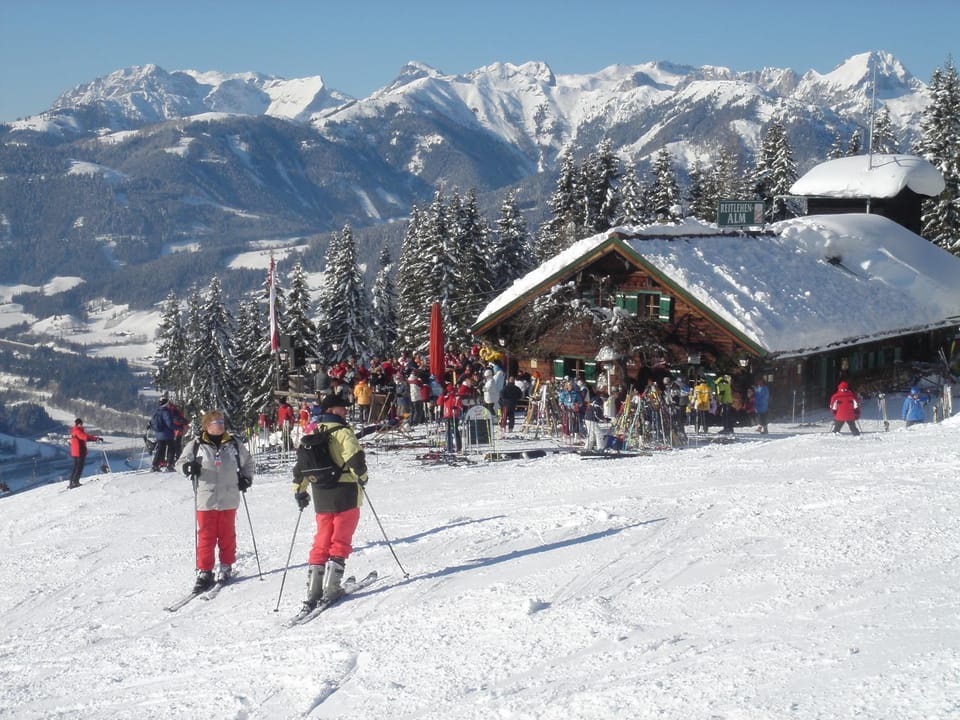 Winter, Skiing
