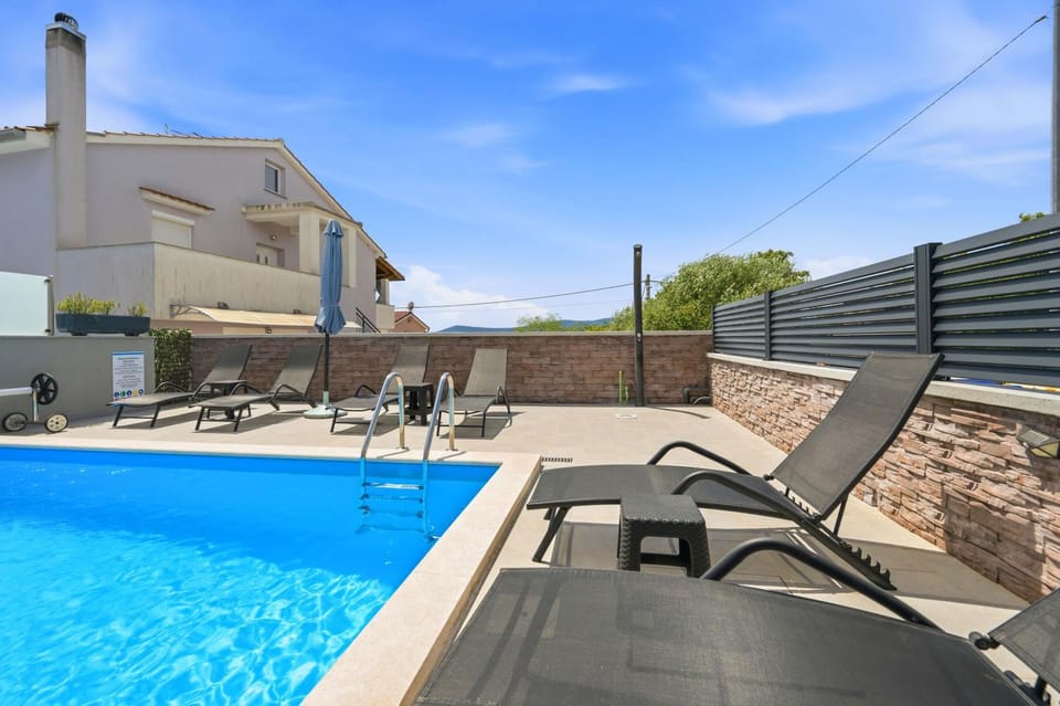 Holiday house "Sabine pink" with heated pool Villa in Krk