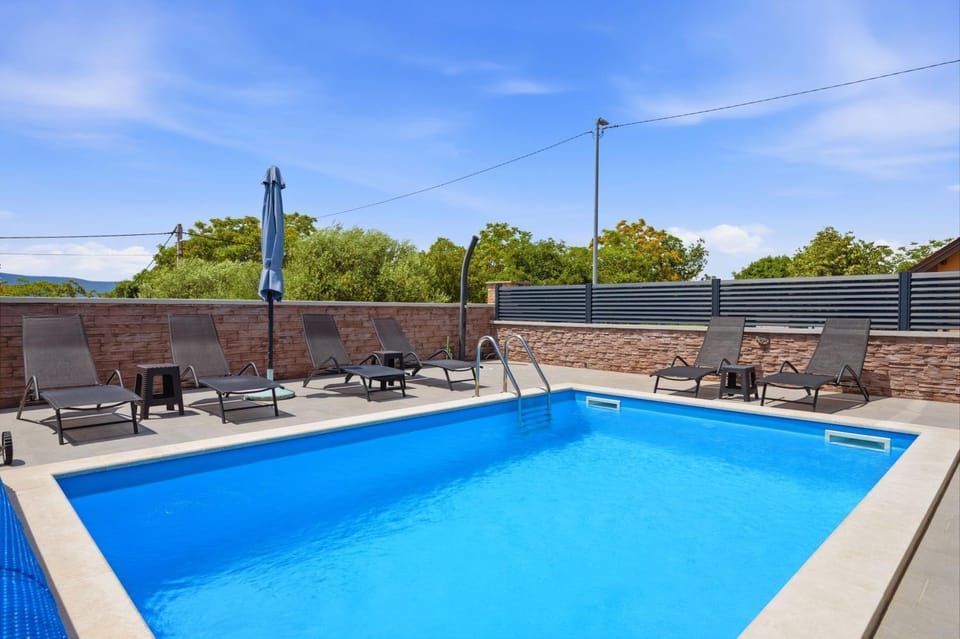 Holiday house "Sabine pink" with heated pool Villa in Krk