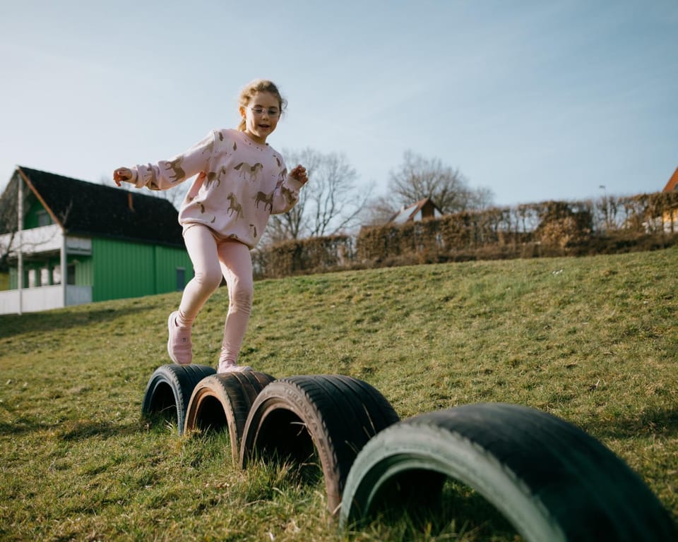 Spring, Natural landscape, Children play ground, Garden