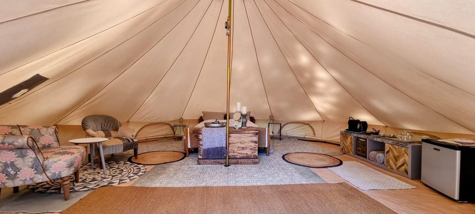 Bed, Living room, Photo of the whole room, Seating area, Bedroom