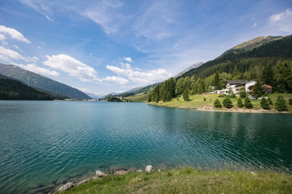 Property building, Summer, Lake view, Mountain view