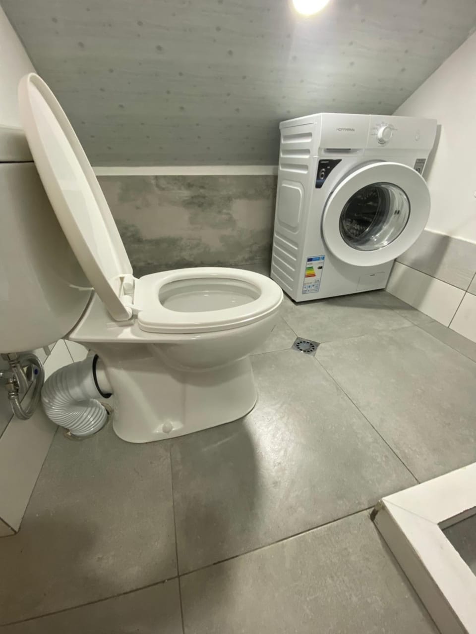 Toilet, Bathroom, washing machine