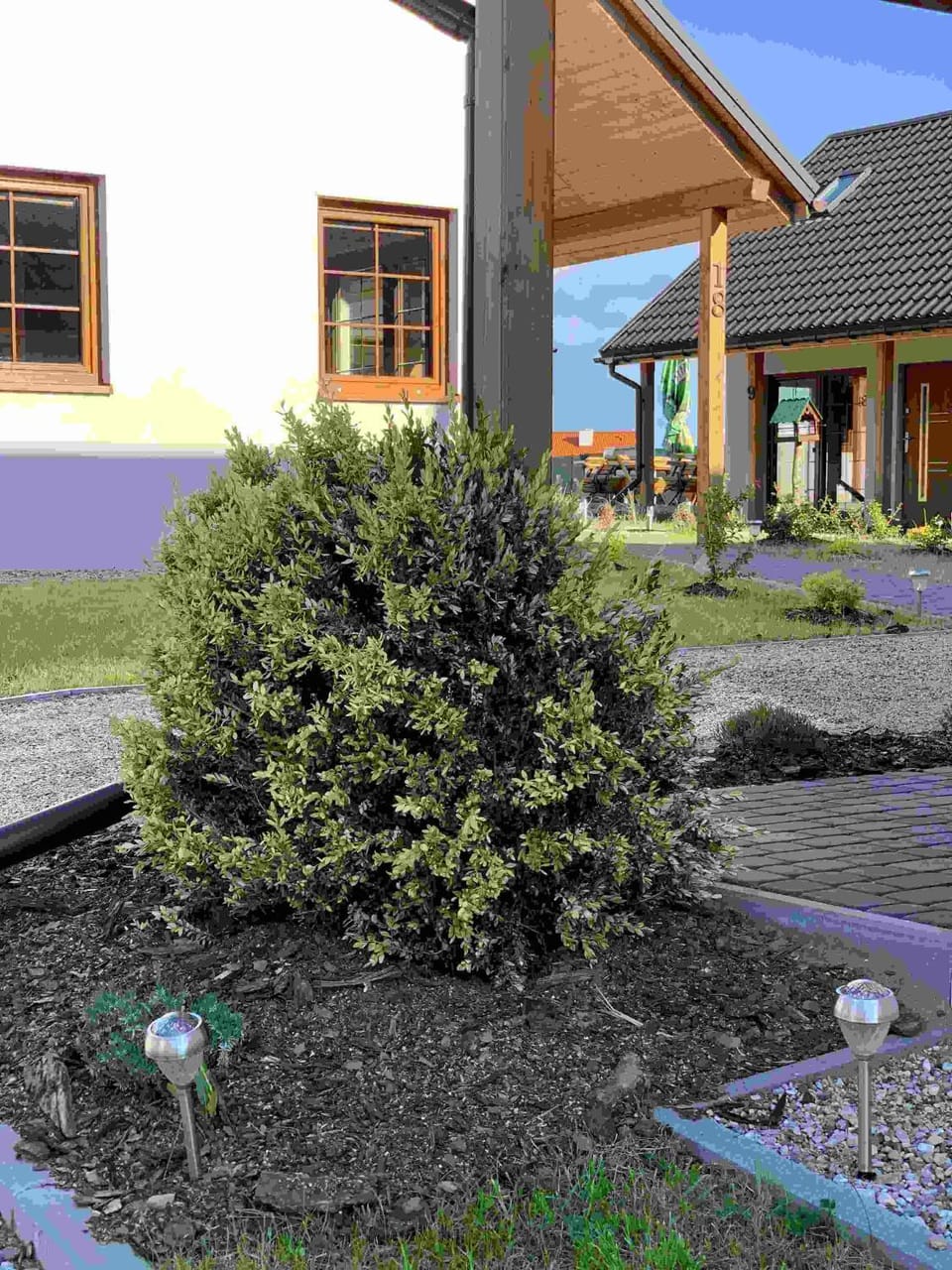 Facade/entrance, Garden
