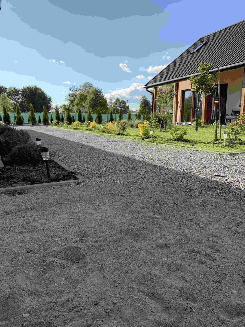 Summer, Garden, On site