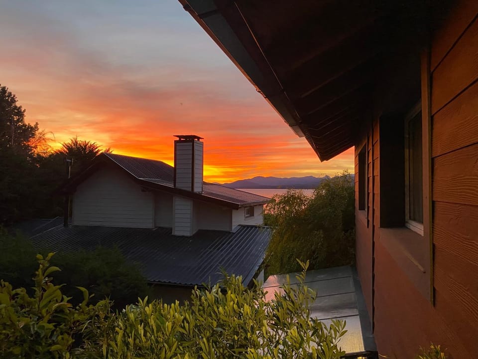 Property building, Sunset