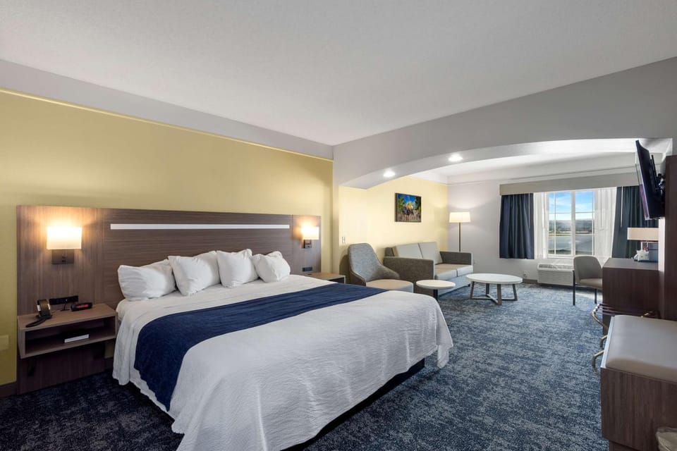 Bed, Photo of the whole room, Seating area, Bedroom