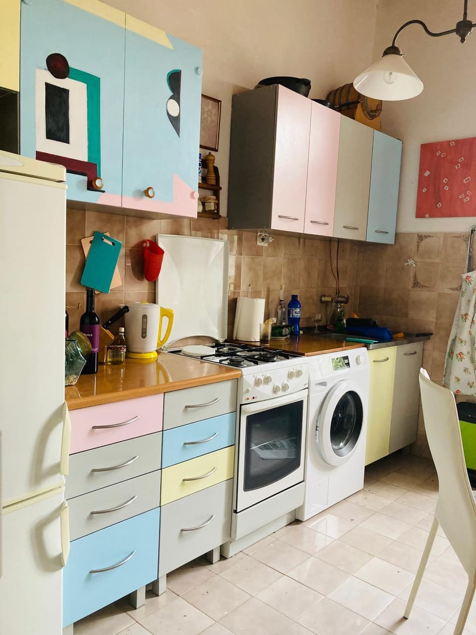 Kitchen or kitchenette, Communal kitchen, stove