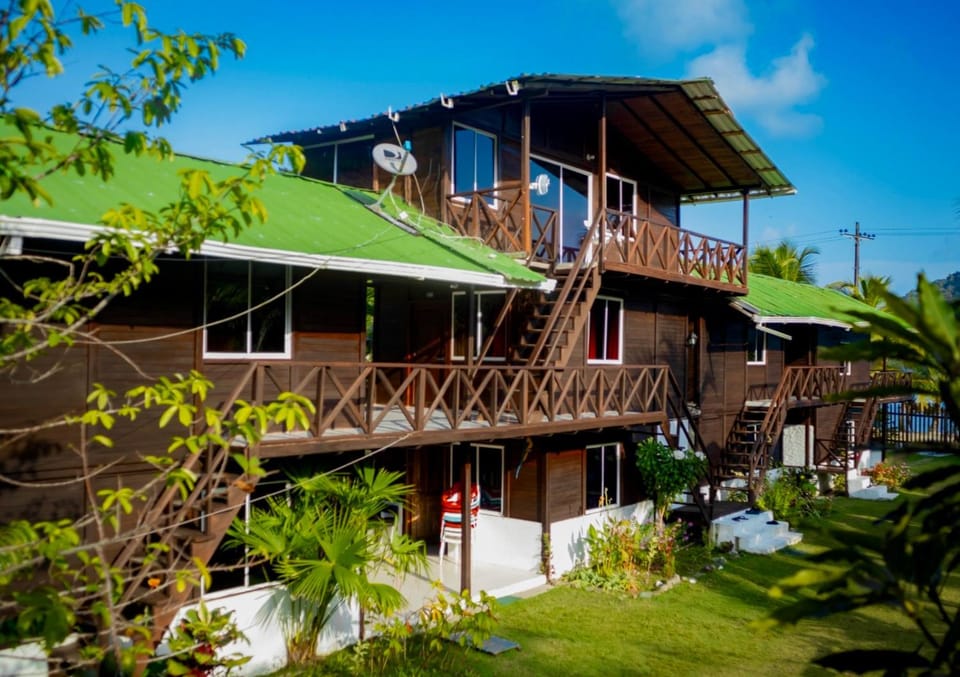 Property building, Spring, Garden, View (from property/room), Balcony/Terrace