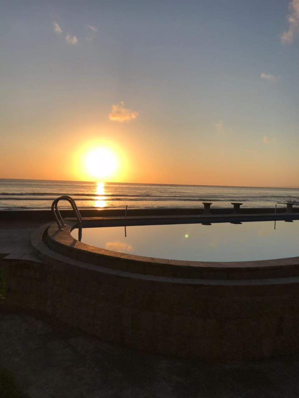 Natural landscape, Sea view, Swimming pool, Sunrise