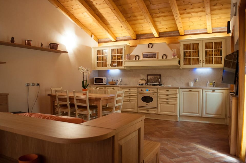 Kitchen or kitchenette, Dining area