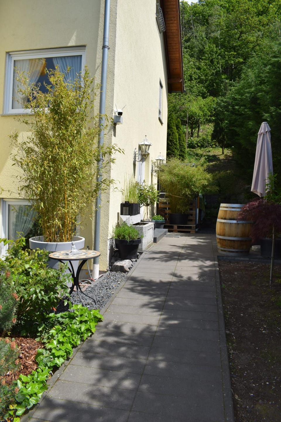 Property building, Garden