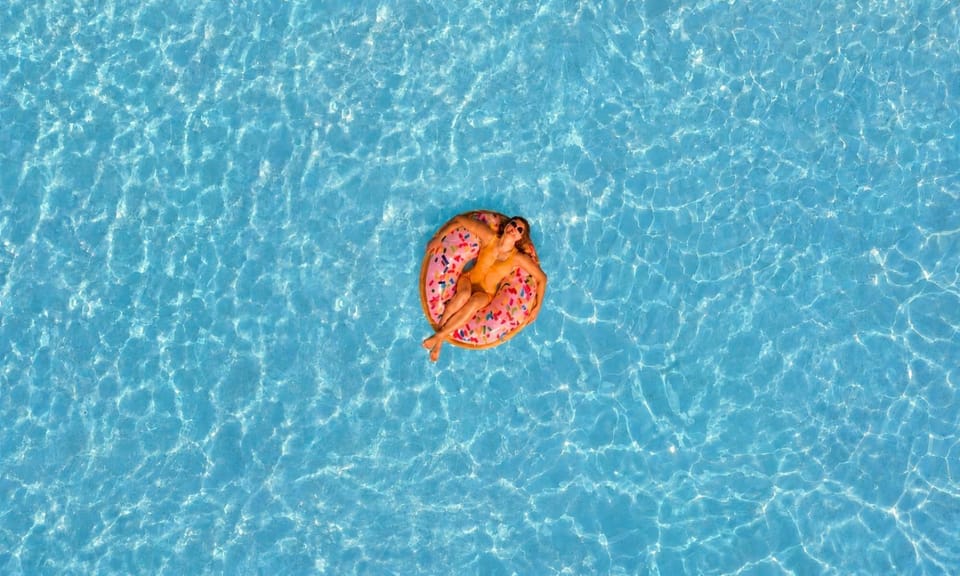 People, Pool view, Swimming pool, sunbed