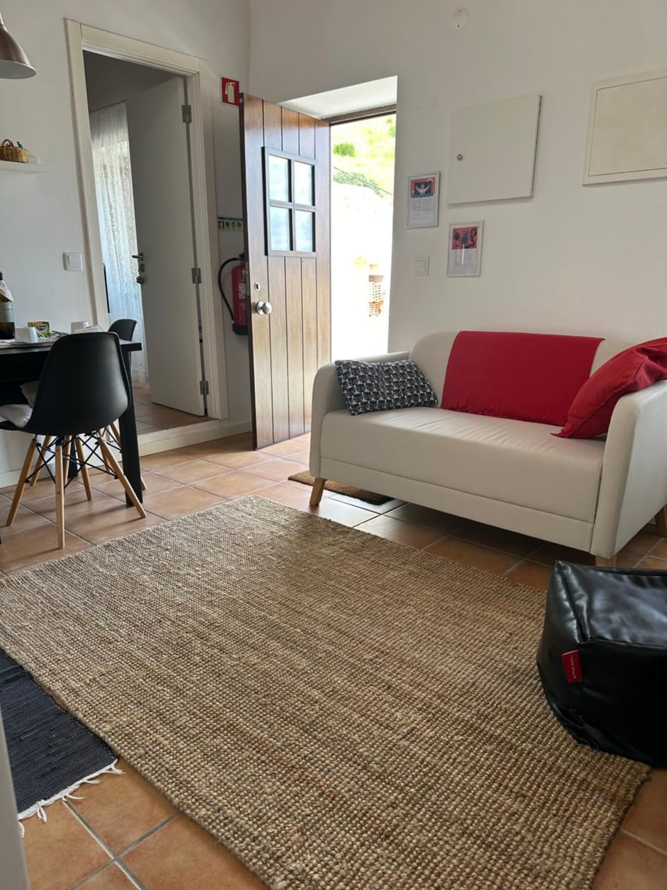 Living room, kitchen