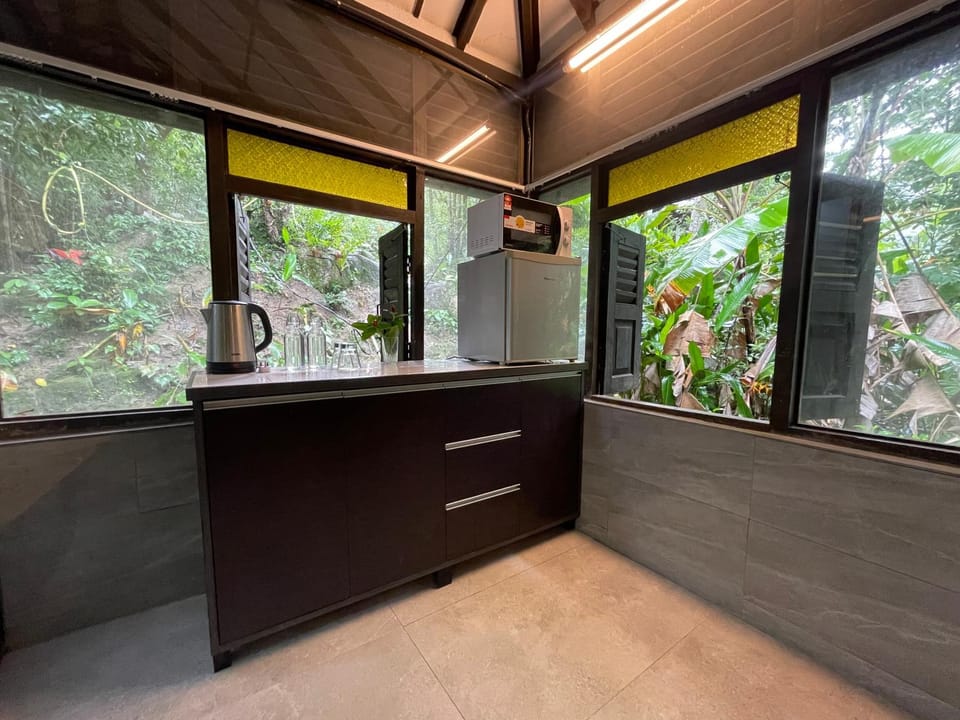 Natural landscape, Garden, Kitchen or kitchenette, Garden view