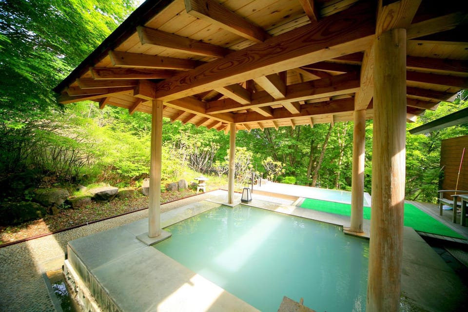 Summer, Hot Spring Bath, Open Air Bath