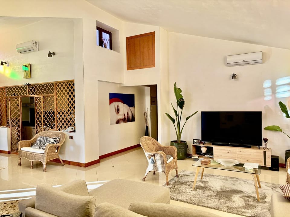 TV and multimedia, Living room, Seating area, air conditioner