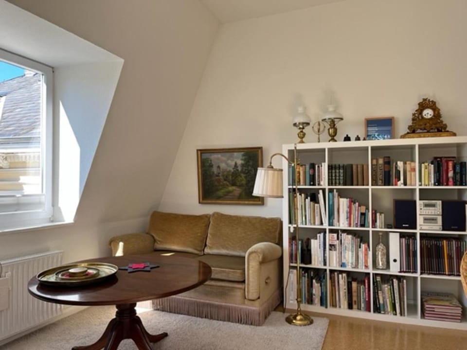 Library, Living room, Seating area