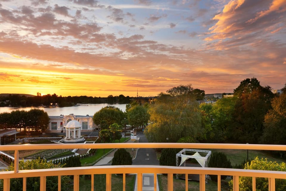 Lake view, Sunset