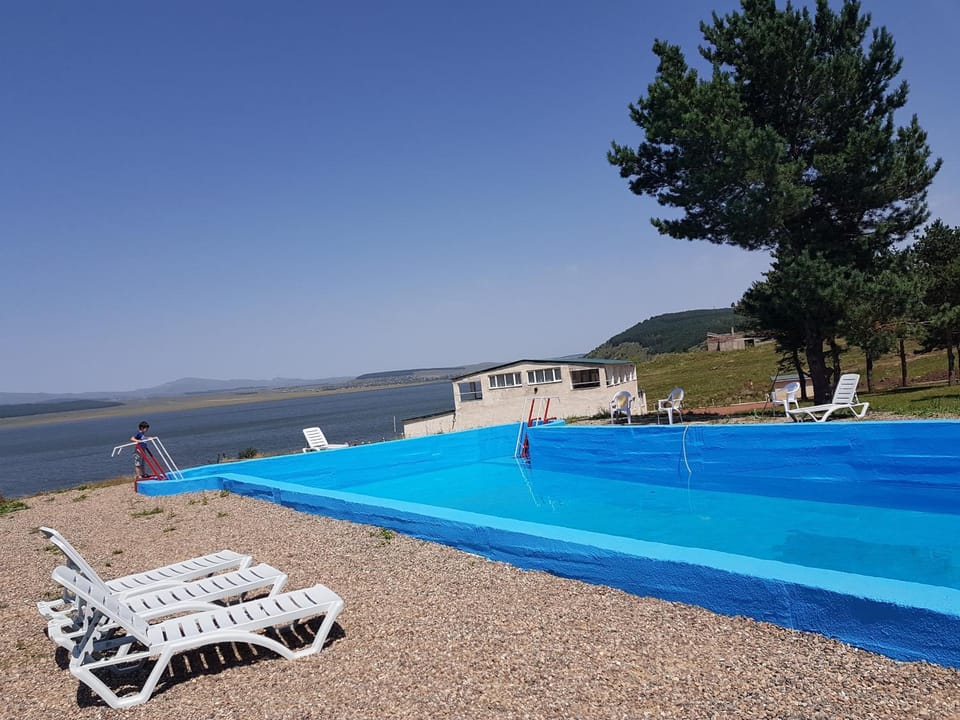 Day, Natural landscape, Beach, Lake view, Pool view, Swimming pool, sunbed