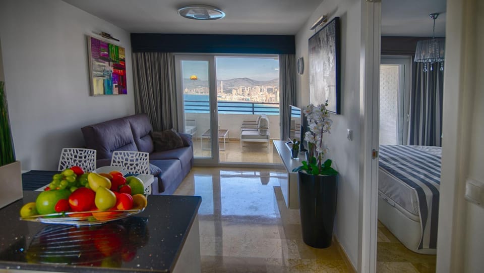 Kitchen or kitchenette, Living room, Dining area