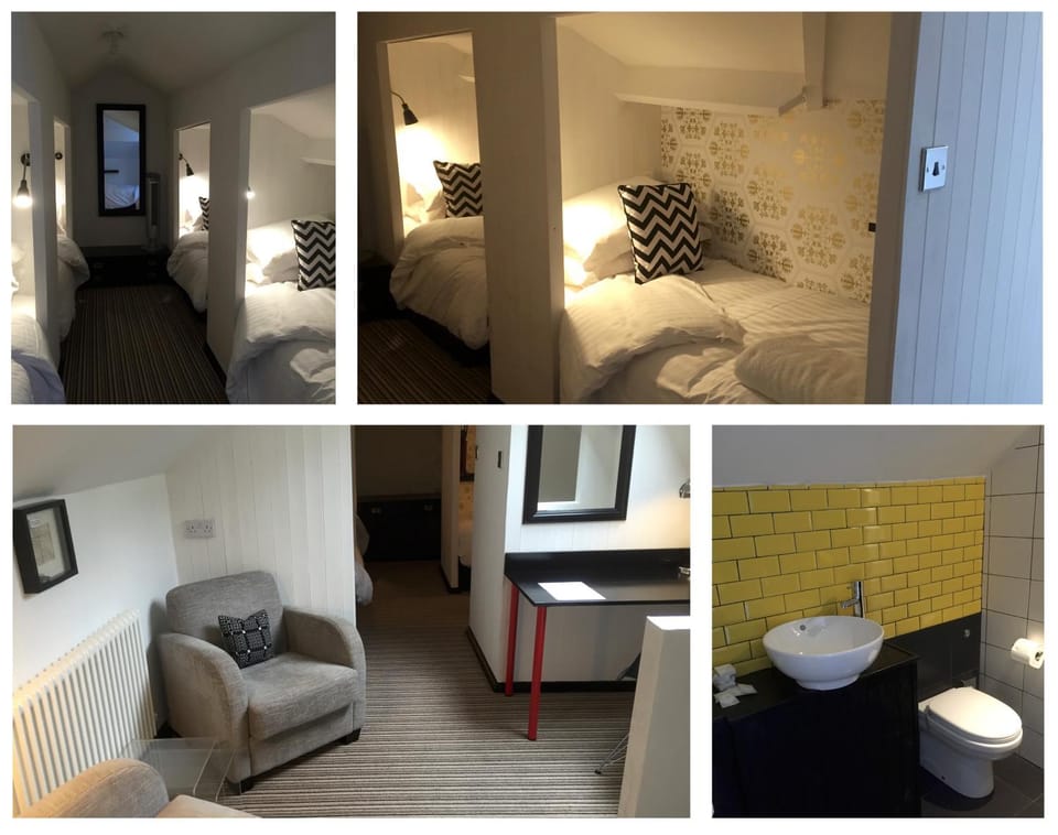 Bed, Bathroom, Bedroom