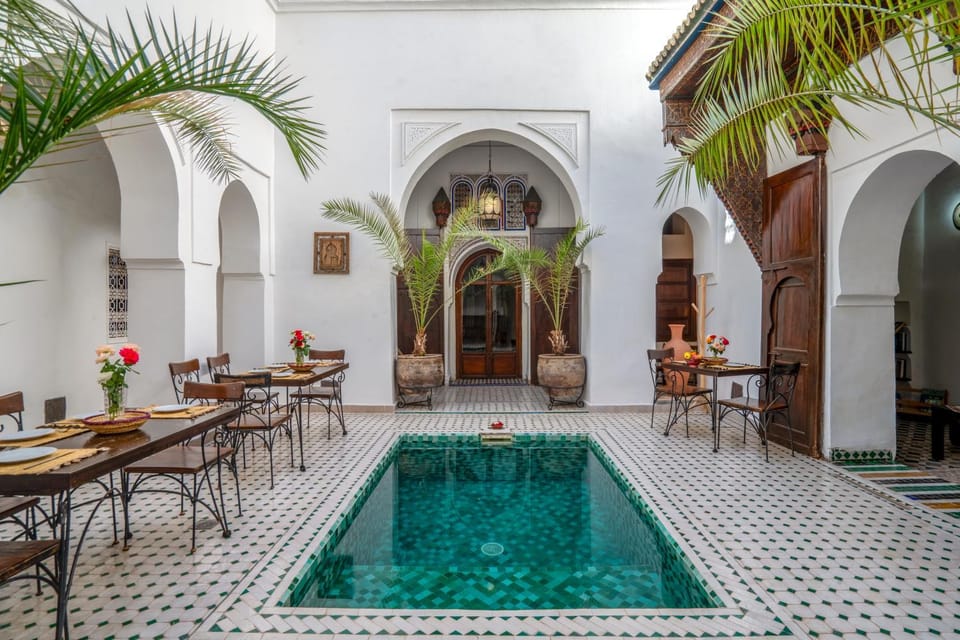 Patio, Pool view