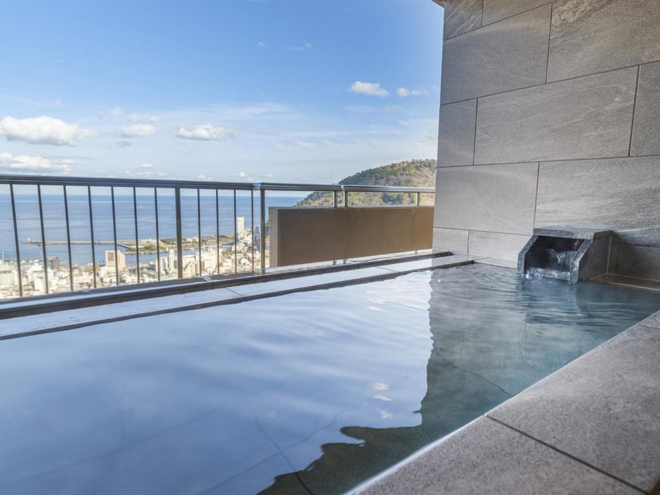 Day, Natural landscape, Balcony/Terrace, Sea view, Open Air Bath