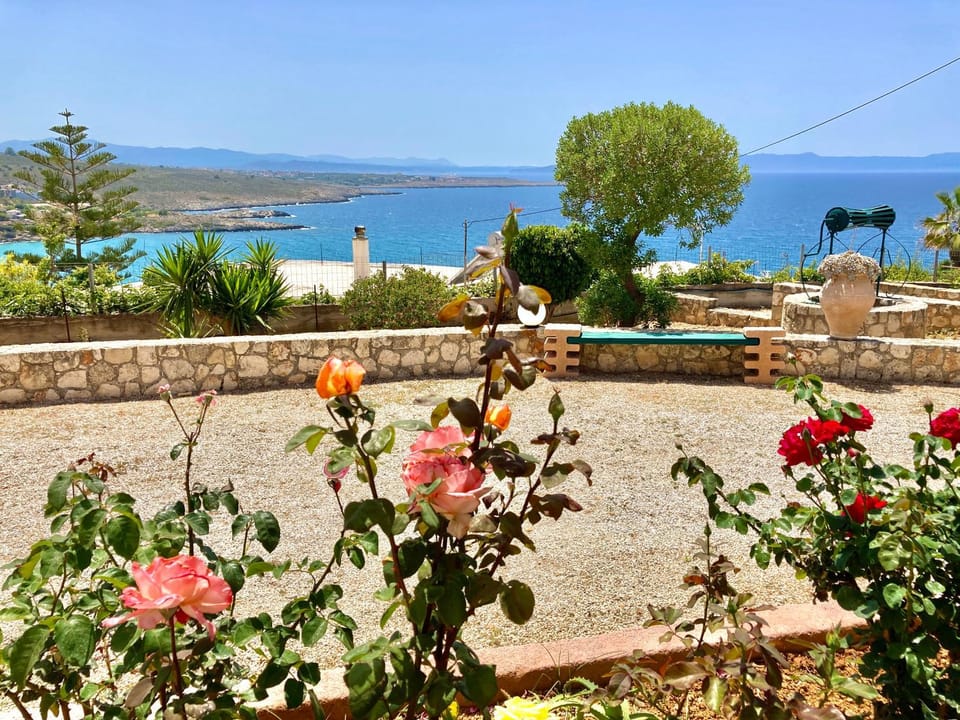 Natural landscape, Garden, Sea view