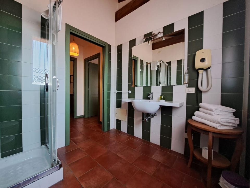 Shower, Toilet, Bathroom, towels