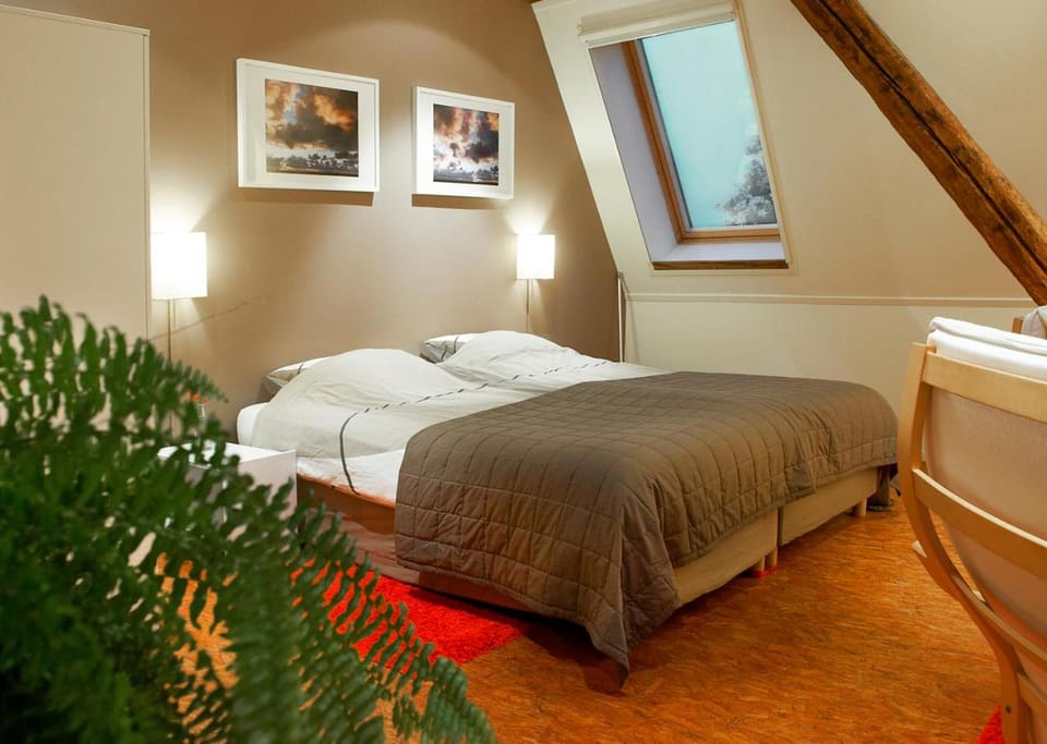 Bed, Bathroom, Coffee/tea facilities, Living room, Seating area, Bedroom