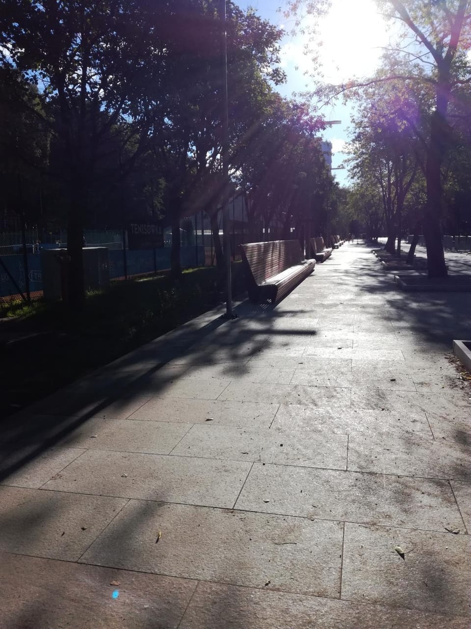 Off site, Text overlay