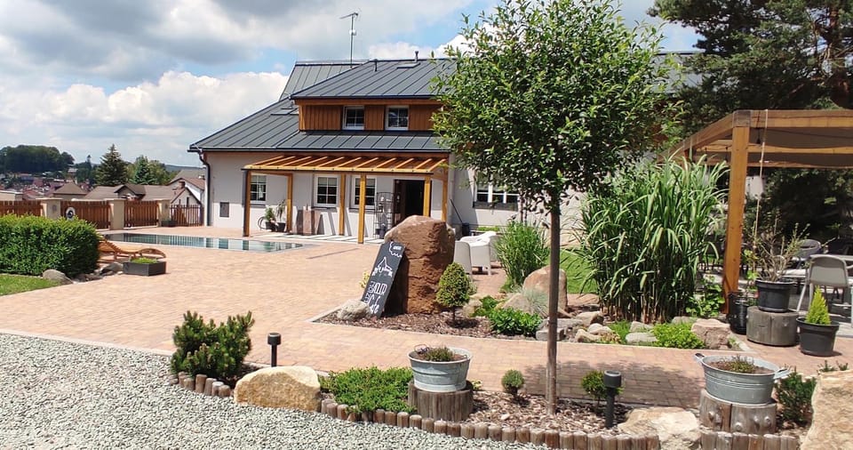Property building, Garden view